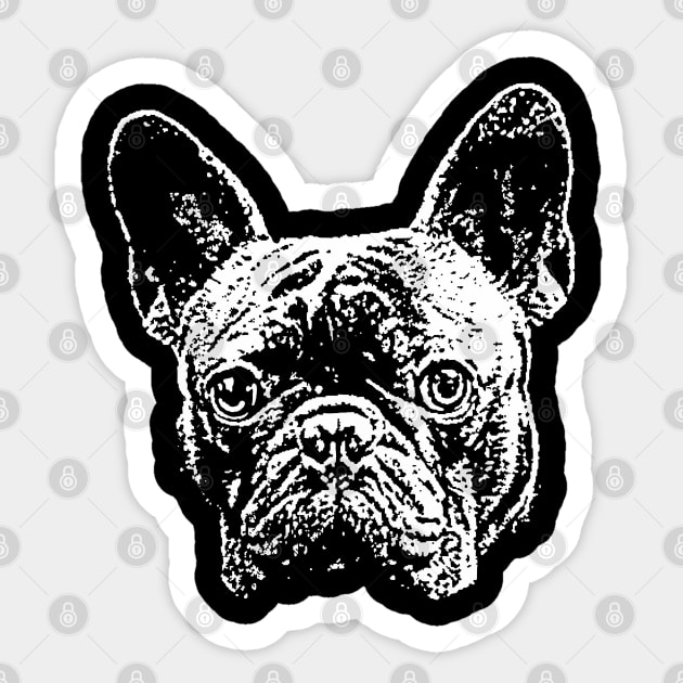 French Bulldog Sticker by childofthecorn